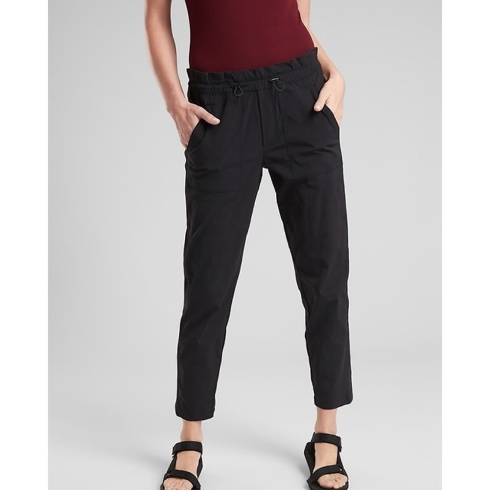 Athleta Trekkie Paper Bag Technical Utility Pants 6